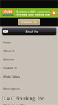 Mobile Screenshot of dcfinishing.com